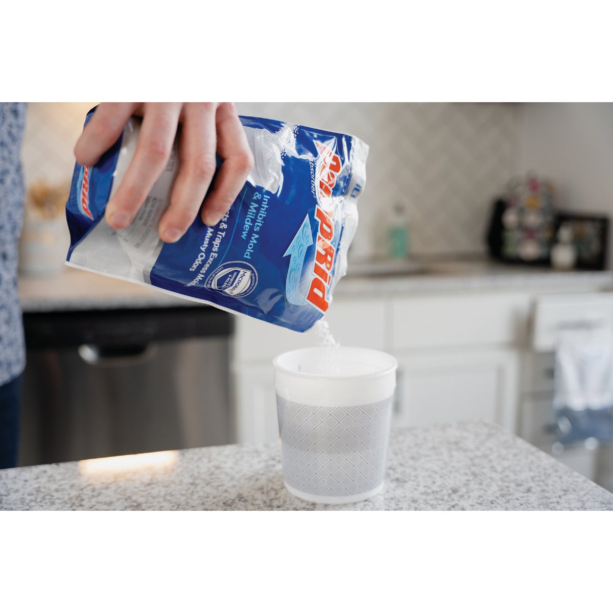 DampRid 42 Oz. Fragrance Free Moisture Absorber Refill with Microban Image 3