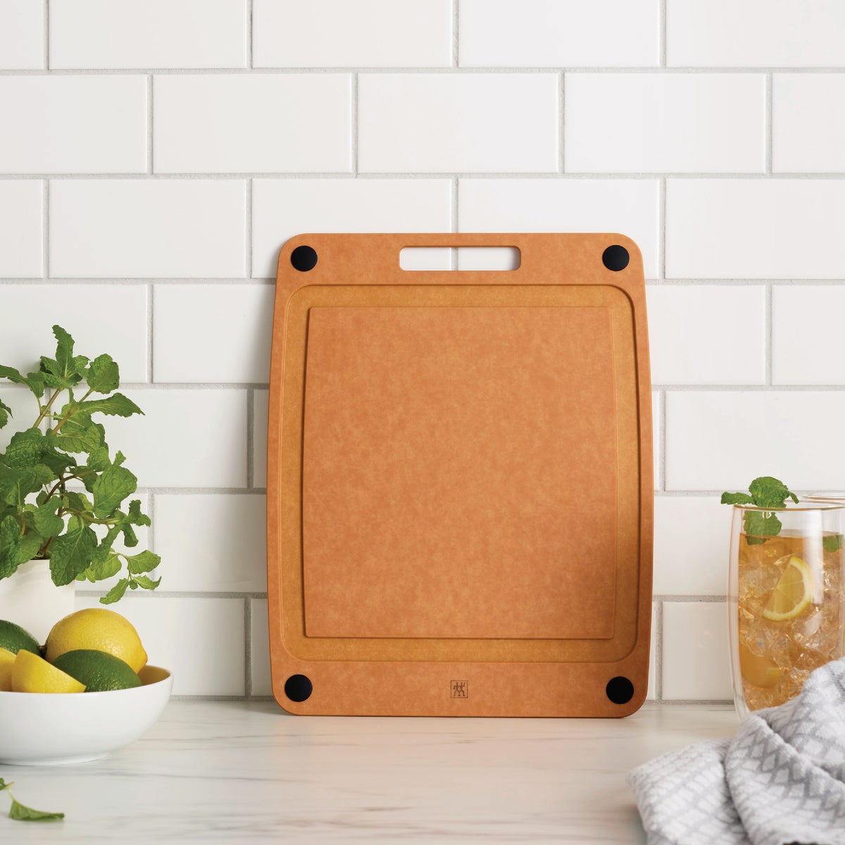 Zwilling 14 In. x 11.25 In. Plant Fiber Natural Cutting Board Image 3