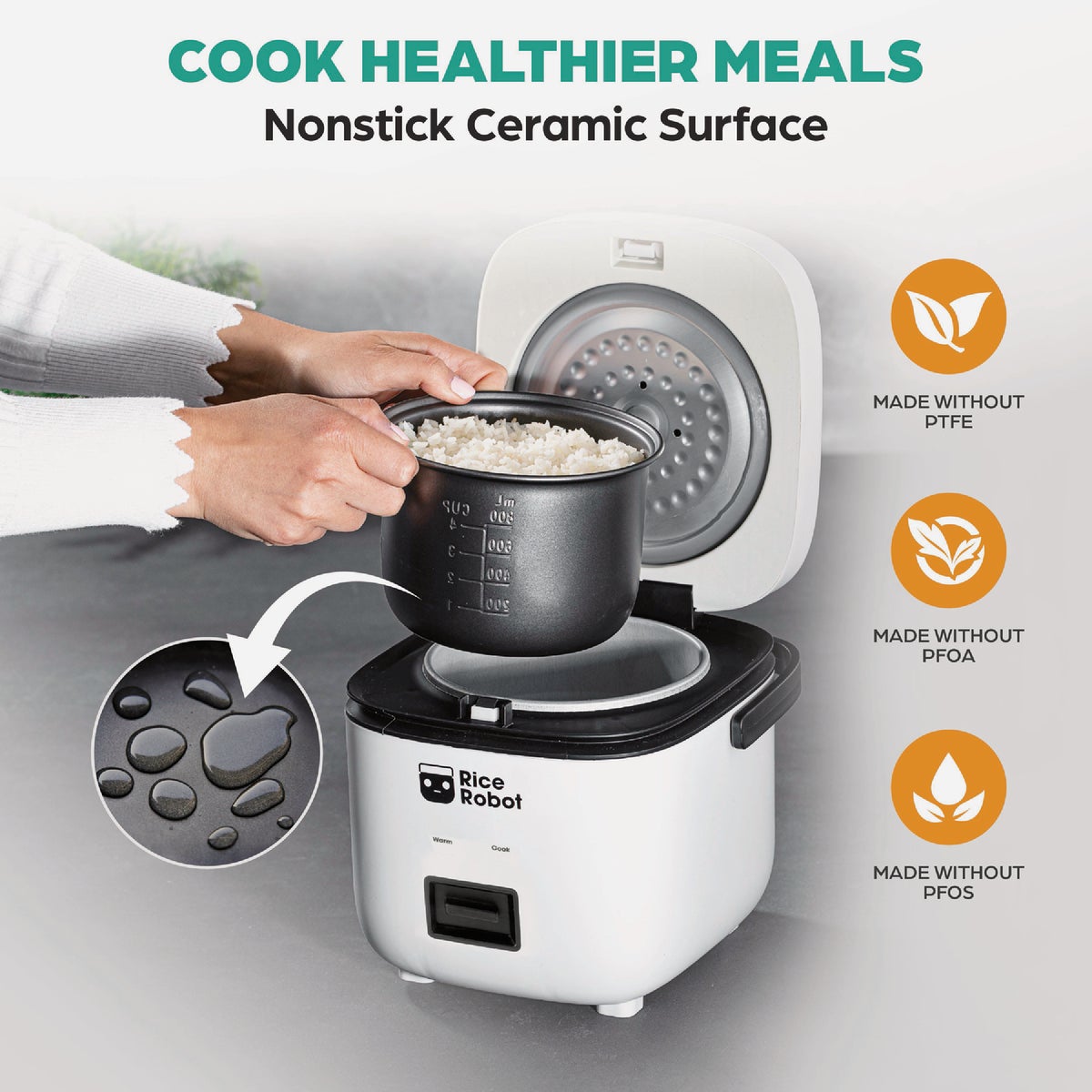 Rice Robot 1.2 Qt. Cooker Image 6