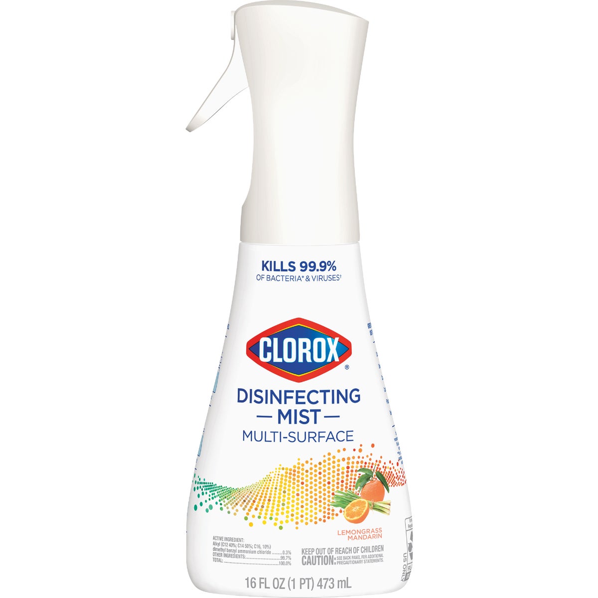 Clorox 16 Oz. Lemongrass Mandarin Disinfecting Cleaner Mist Image 1