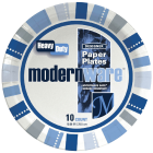 AJM 10 In. ModernWare Paper Plate (10-Count) Image 1