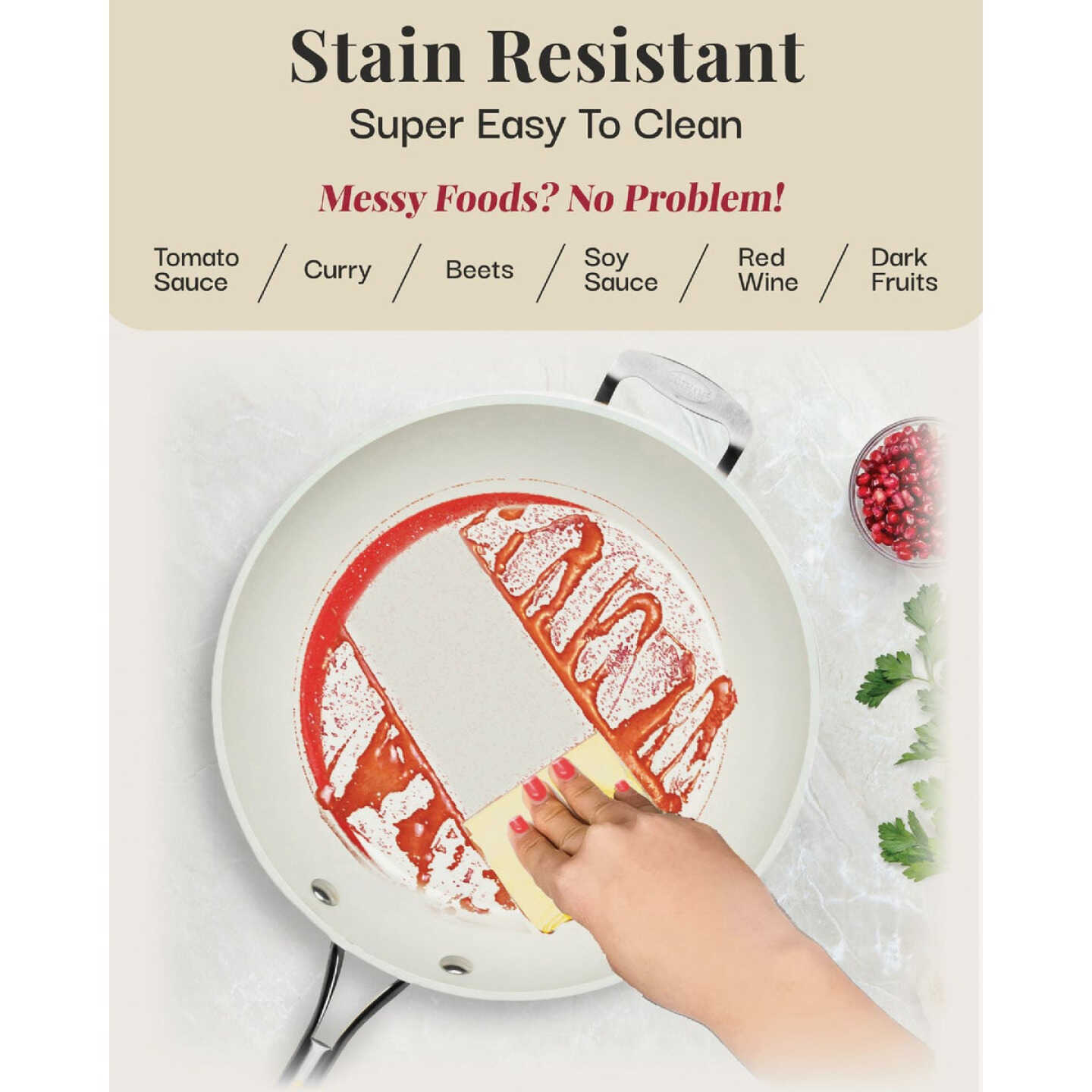 Gotham Steel Natural Collection 14 In. Fry Pan Image 5