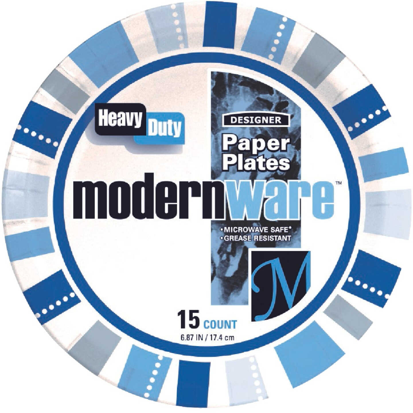 AJM 7 In. ModernWare Paper Plate (15-Count) Image 1