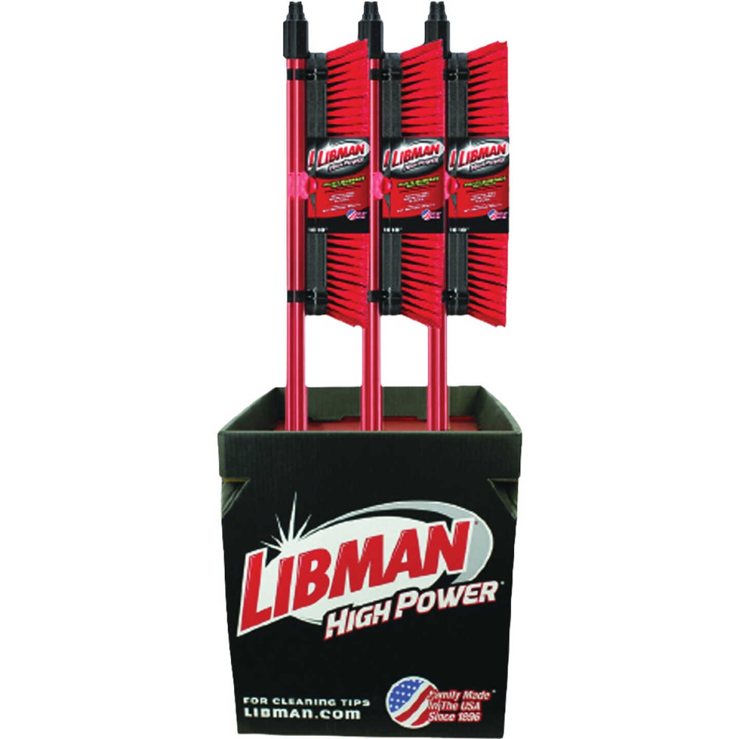 Libman 18" Multi-Surface Push Broom Display (20-Piece) Image 1
