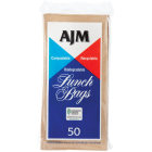 AJM Paper Lunch Bag (50-Count) Image 1