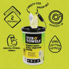 Tub O' Towels 10 In. x 12 In. Heavy Duty Dual Texture Wipes (75-Ct.) Image 2