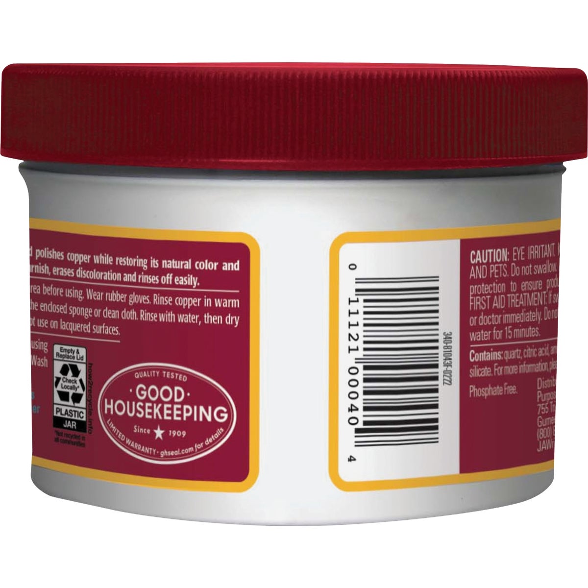 Weiman Wright's 8 Oz. Copper Cream Polish Image 2