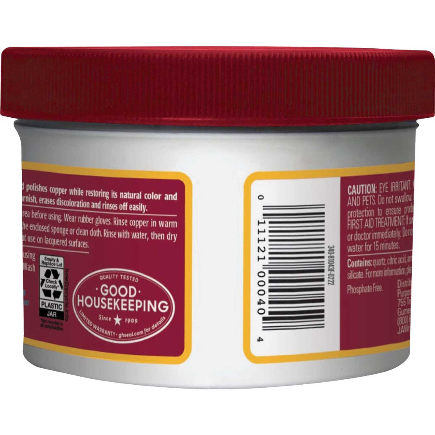 Weiman Wright's 8 Oz. Copper Cream Polish Image 2