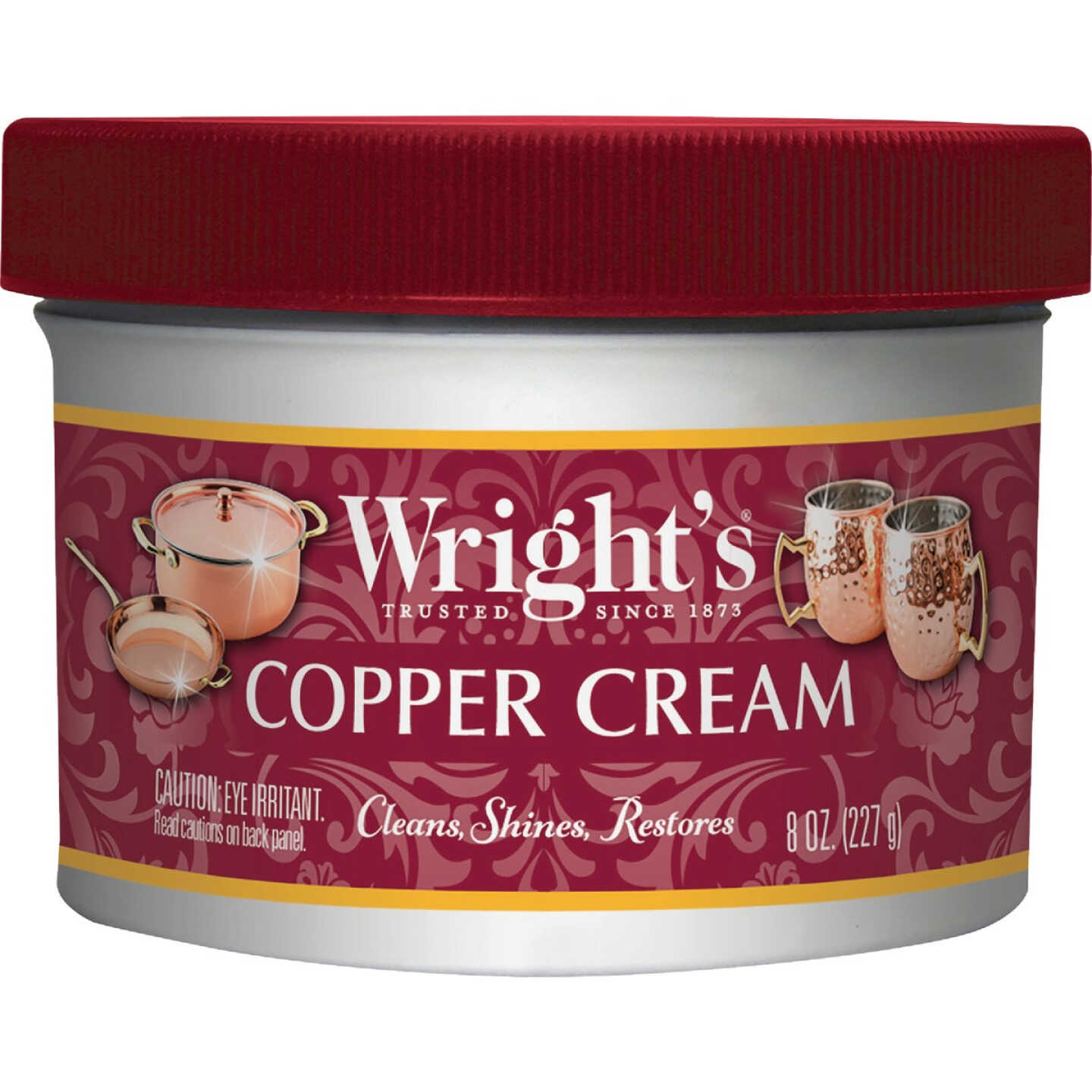 Weiman Wright's 8 Oz. Copper Cream Polish Image 1