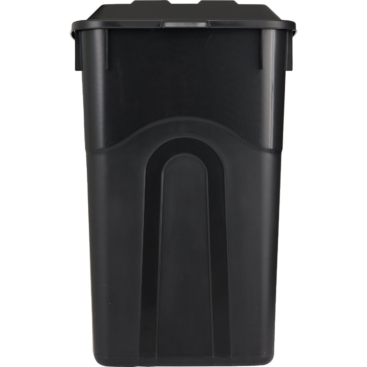 United Solutions Rough and Rugged 45 Gal. Wheeled Trash Can with Attached Lid Image 2