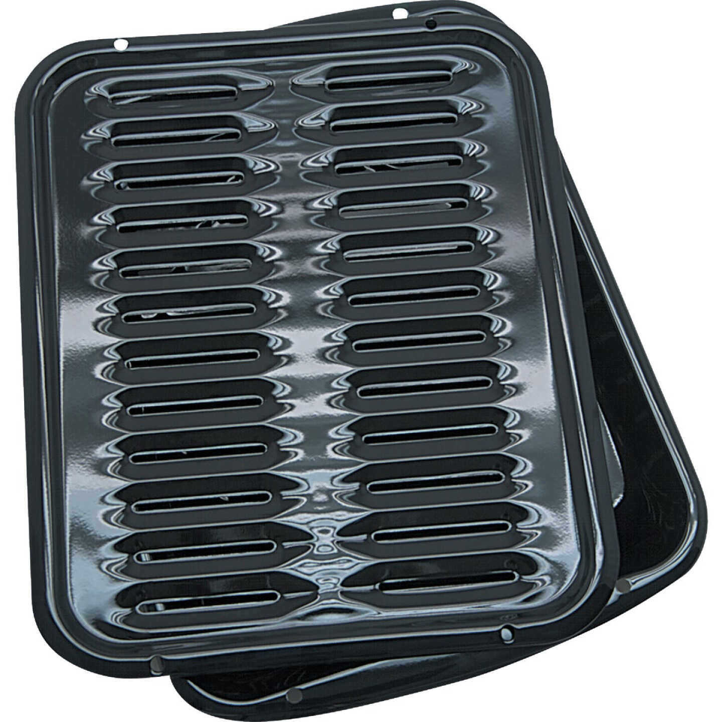 Range Kleen Black Porcelain Air Fry, Bake and Broil Pan Image 7