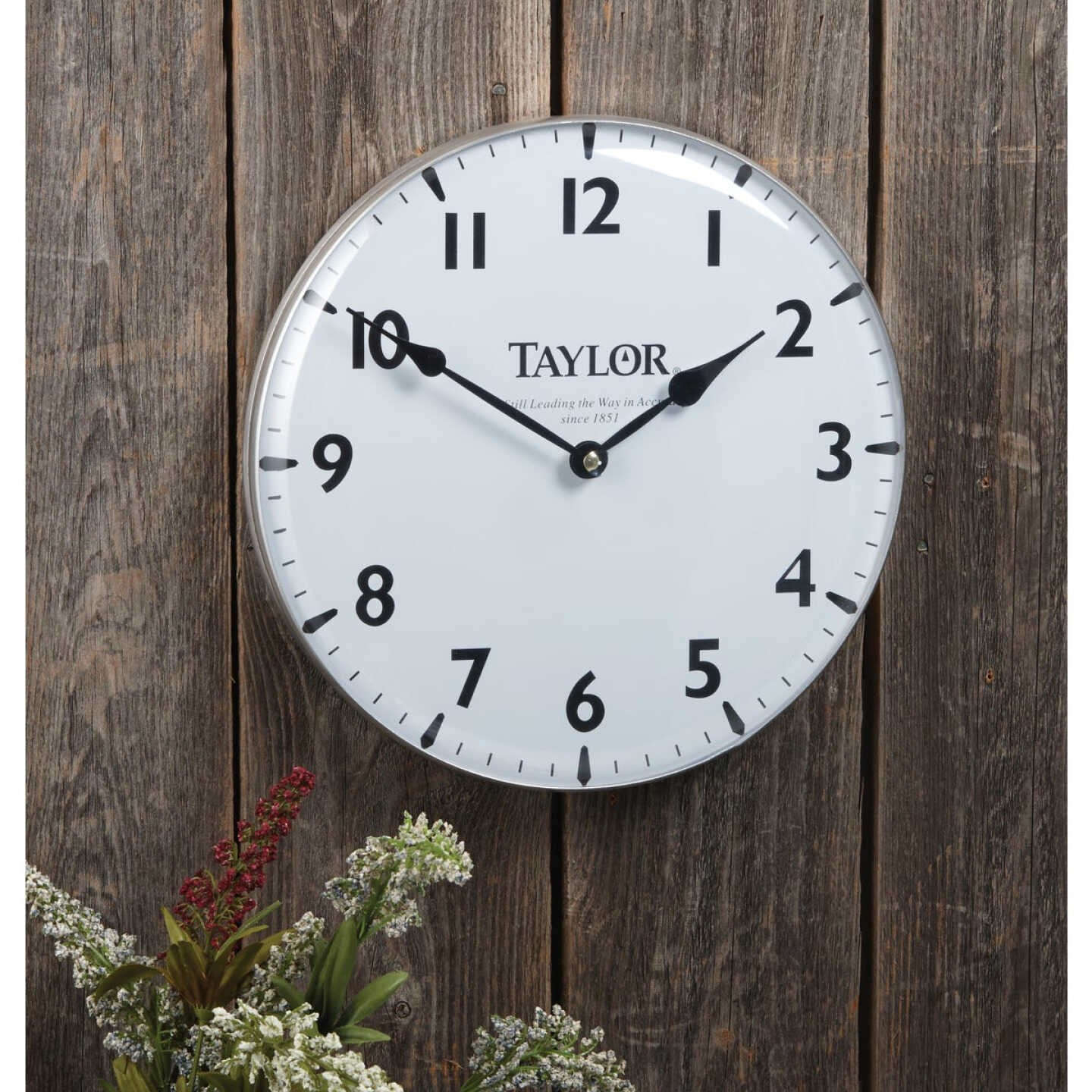 Taylor Vintage Collection Patio Wall Clock Image 2