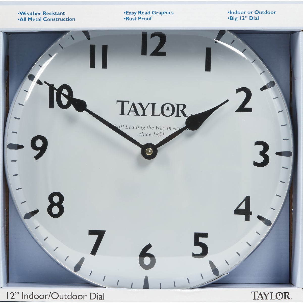 Taylor Vintage Collection Patio Wall Clock Image 3