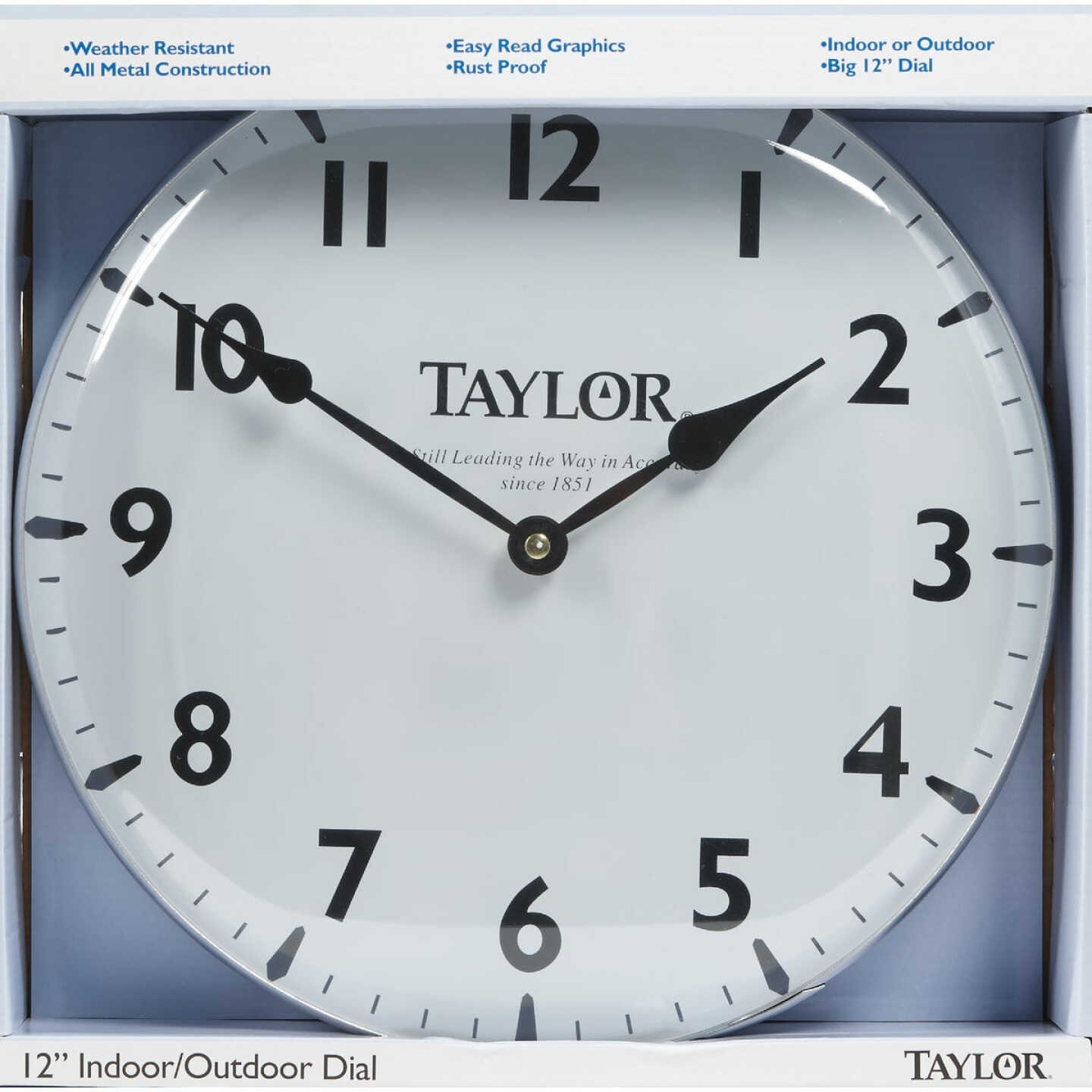 Taylor Vintage Collection Patio Wall Clock Image 3