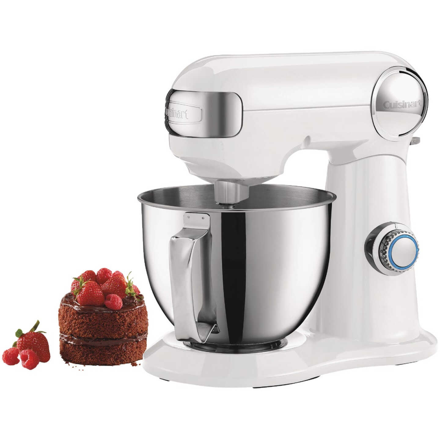 Cuisinart Precision Master 5.5 Qt. White Linen Stand Mixer Image 1