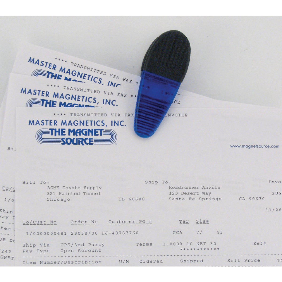 Master Magnetics 3-1/2 In. Blue Magnetic Clip (2-Pack) Image 4