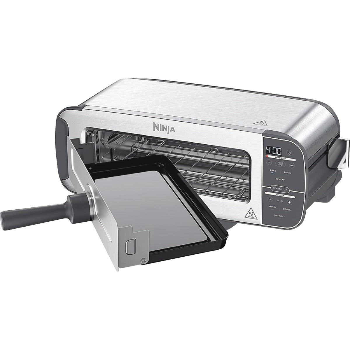 Ninja Foodi 2-Slice Stainless Steel 2-In-1 Flip Toaster