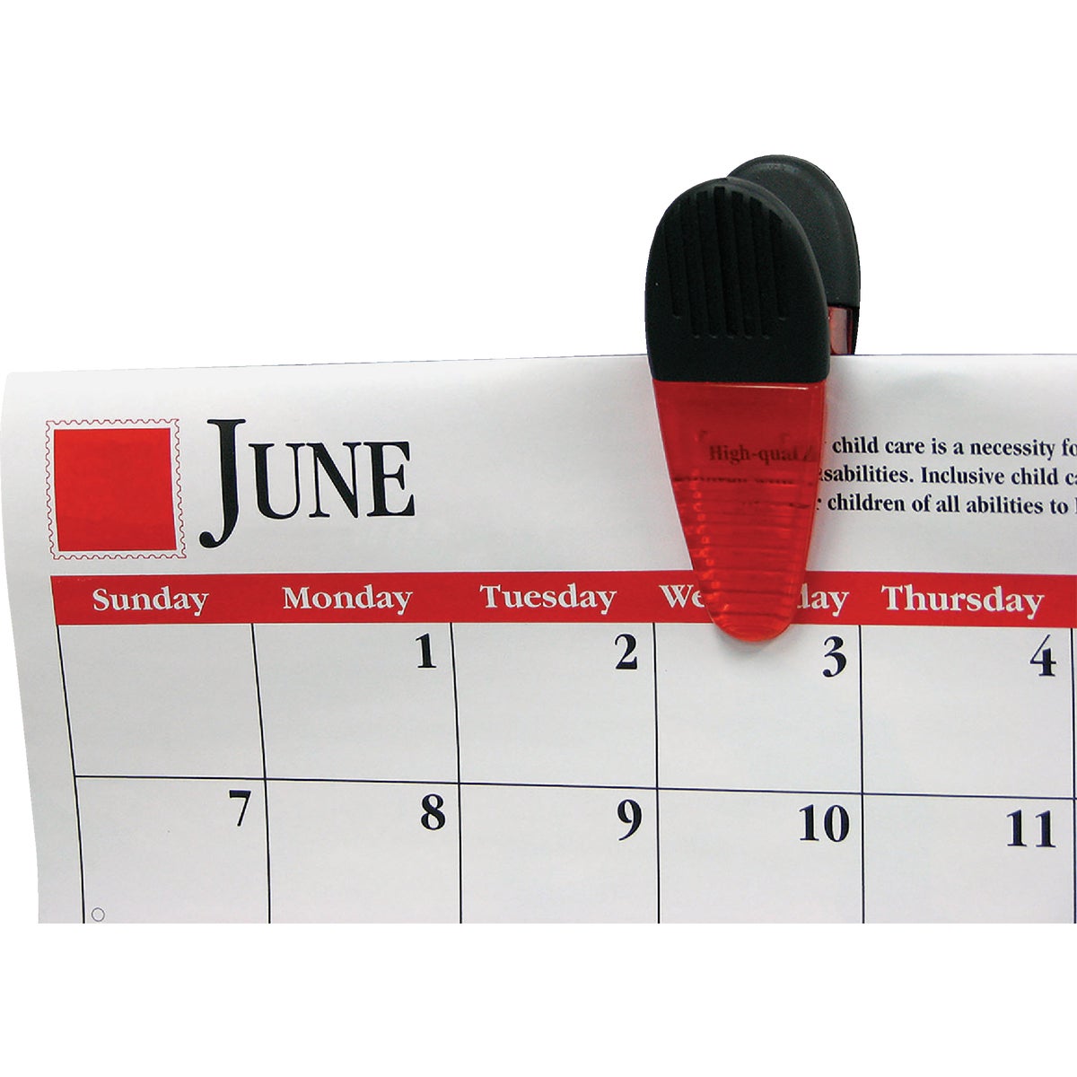 Master Magnetics 3-1/2 In. Red Magnetic Clip (2-Pack) Image 3