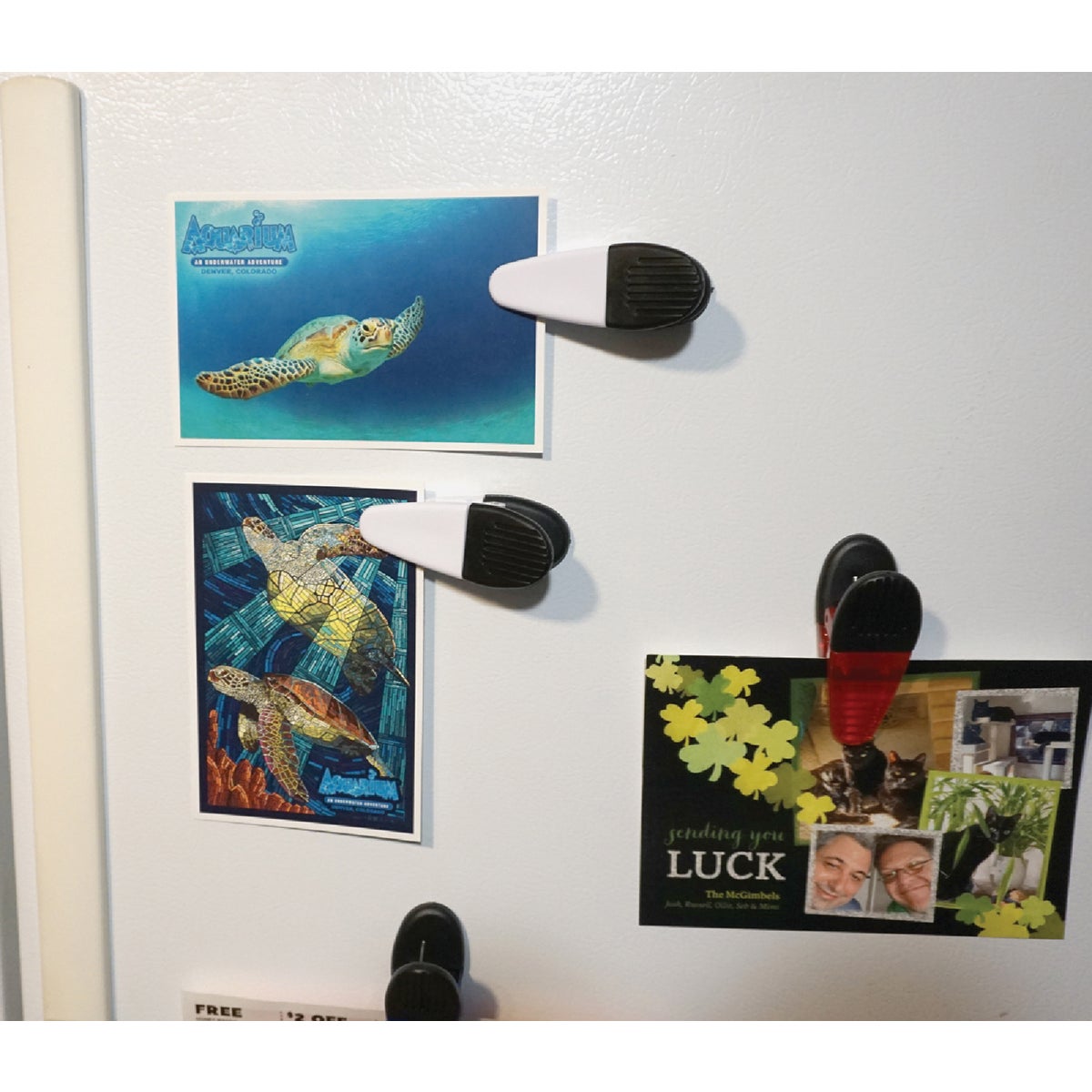 Master Magnetics 3-1/2 In. White Magnetic Clip (2-Pack) Image 5