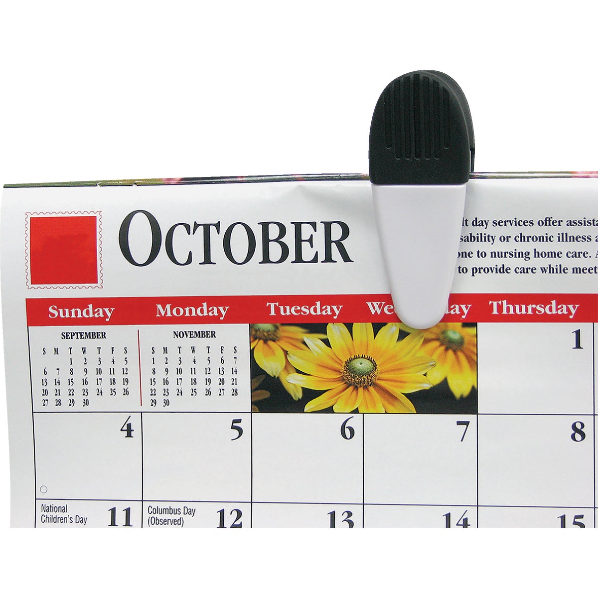 Master Magnetics 3-1/2 In. White Magnetic Clip (2-Pack) Image 2