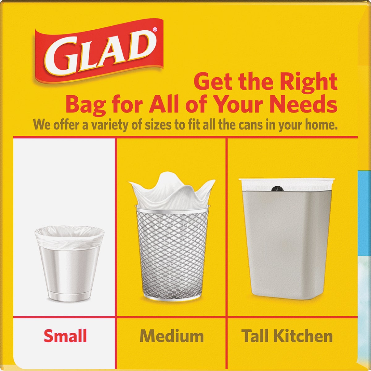 Glad 4 Gal. White Febreze Fresh OdorShield Small Trash Bag Image 2