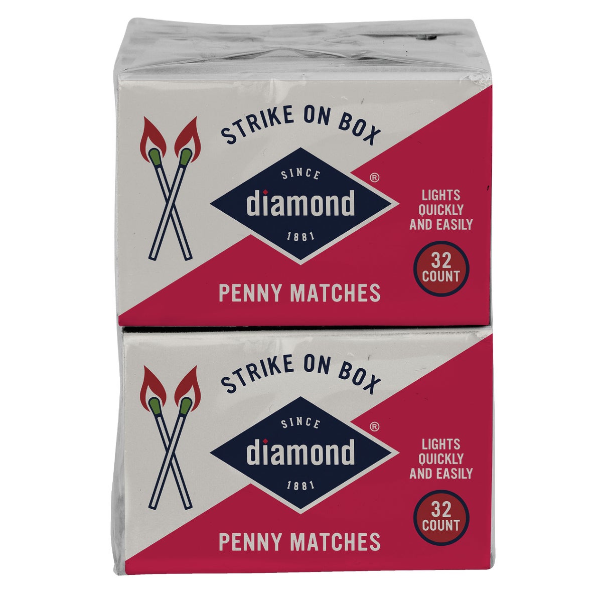 Diamond 2-3/8 In. 32-Count Strike on Box Pocket Matches (10-Pack) Image 3