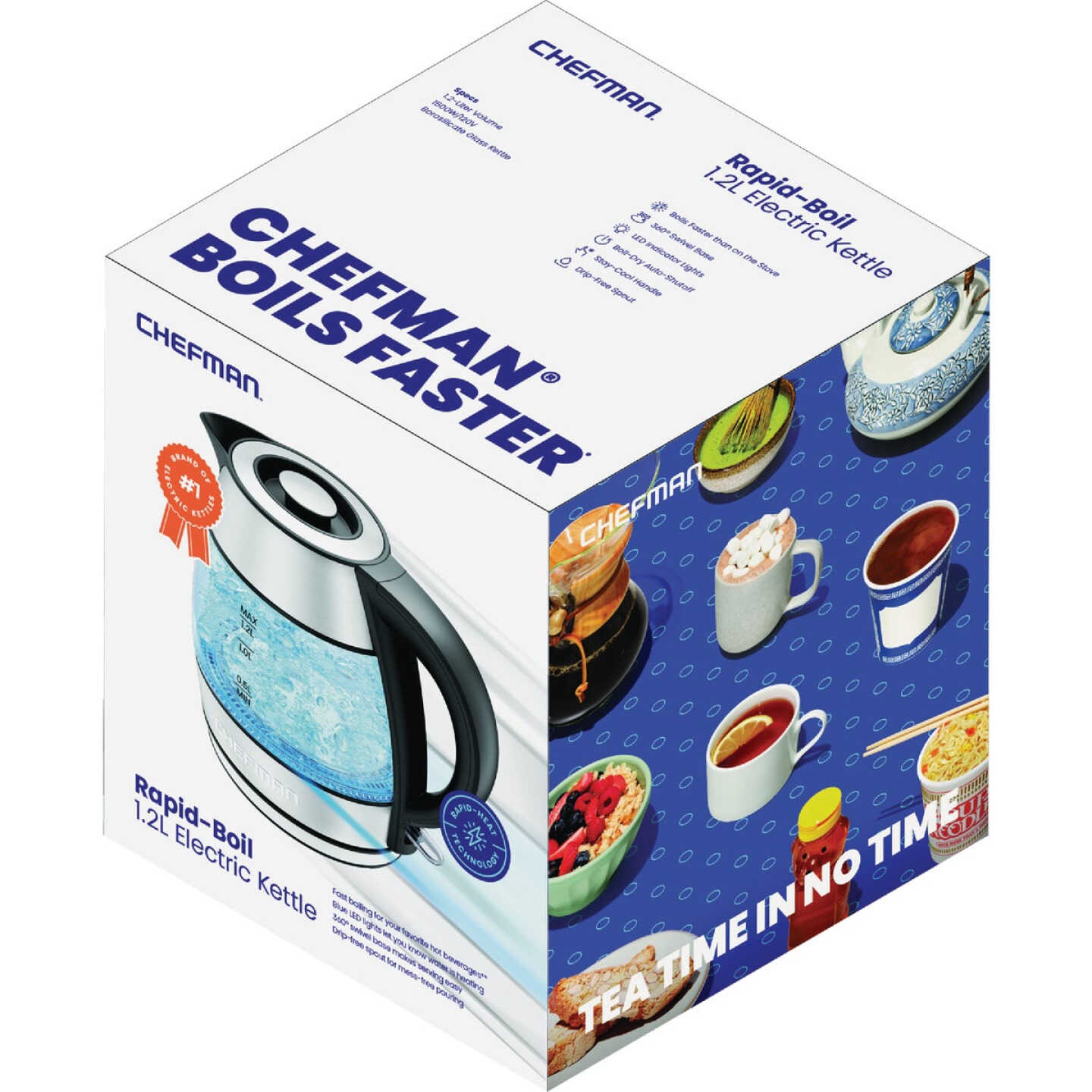 Chefman 1.2L Electric Kettle Image 3