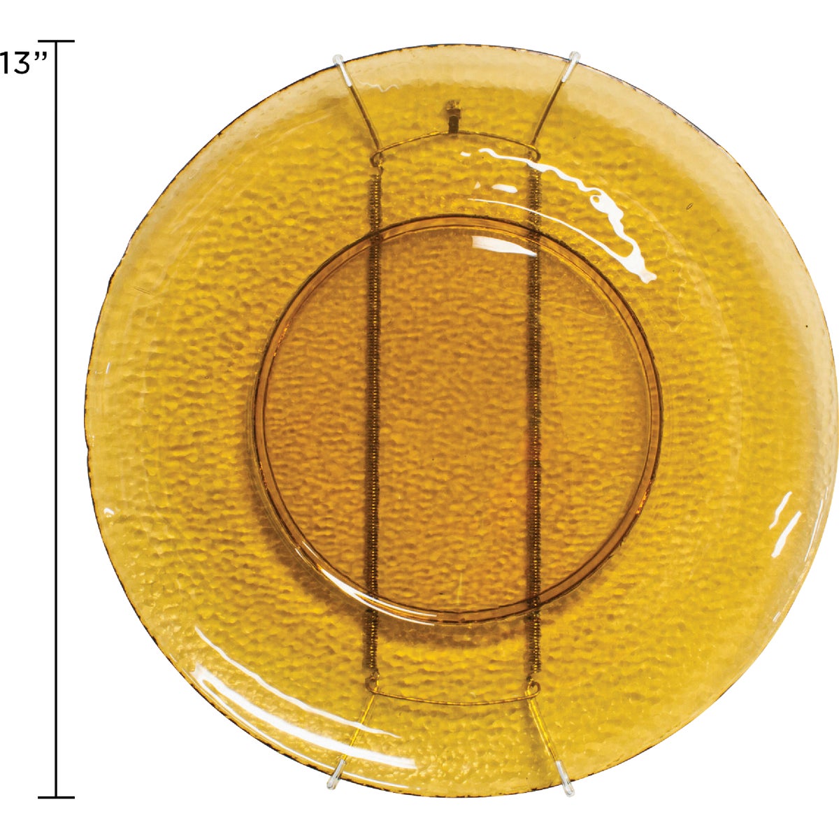 Tripar 10 In. to 14 In. White Vinyl Plate Hanger Image 2