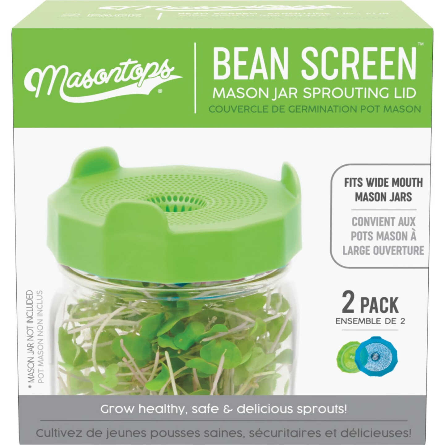 Masontops Wide Mouth Bean Screen Lid (2-Count) Image 6