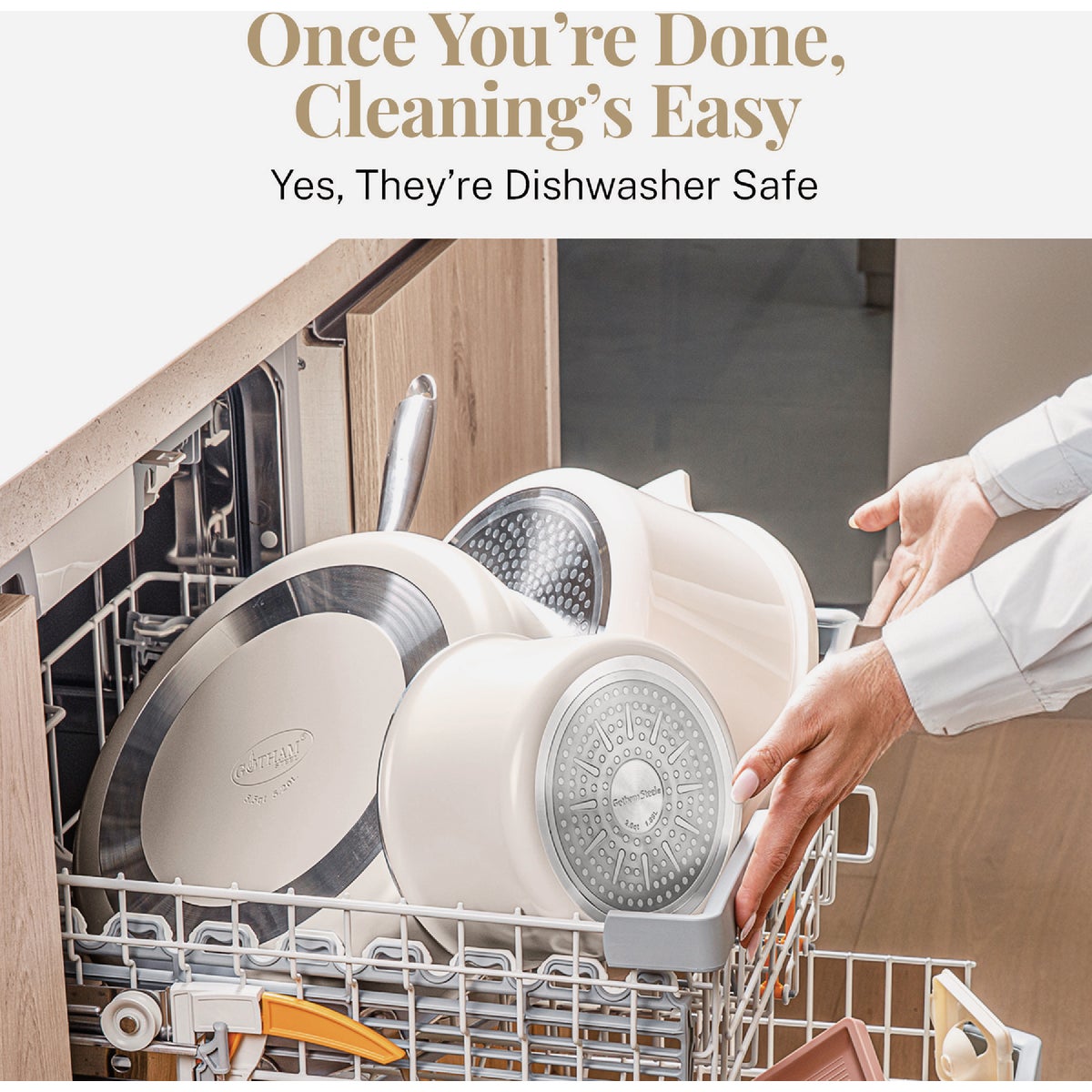 Gotham Steel Detachable Handle Cookware Set (18-Piece) Image 5