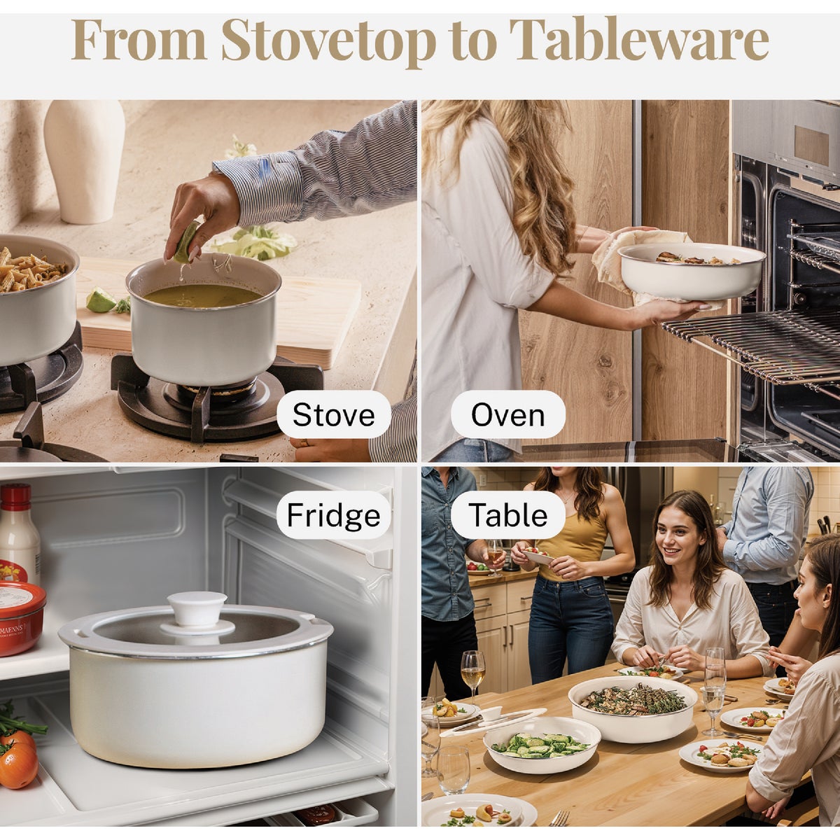 Gotham Steel Detachable Handle Cookware Set (18-Piece) Image 6