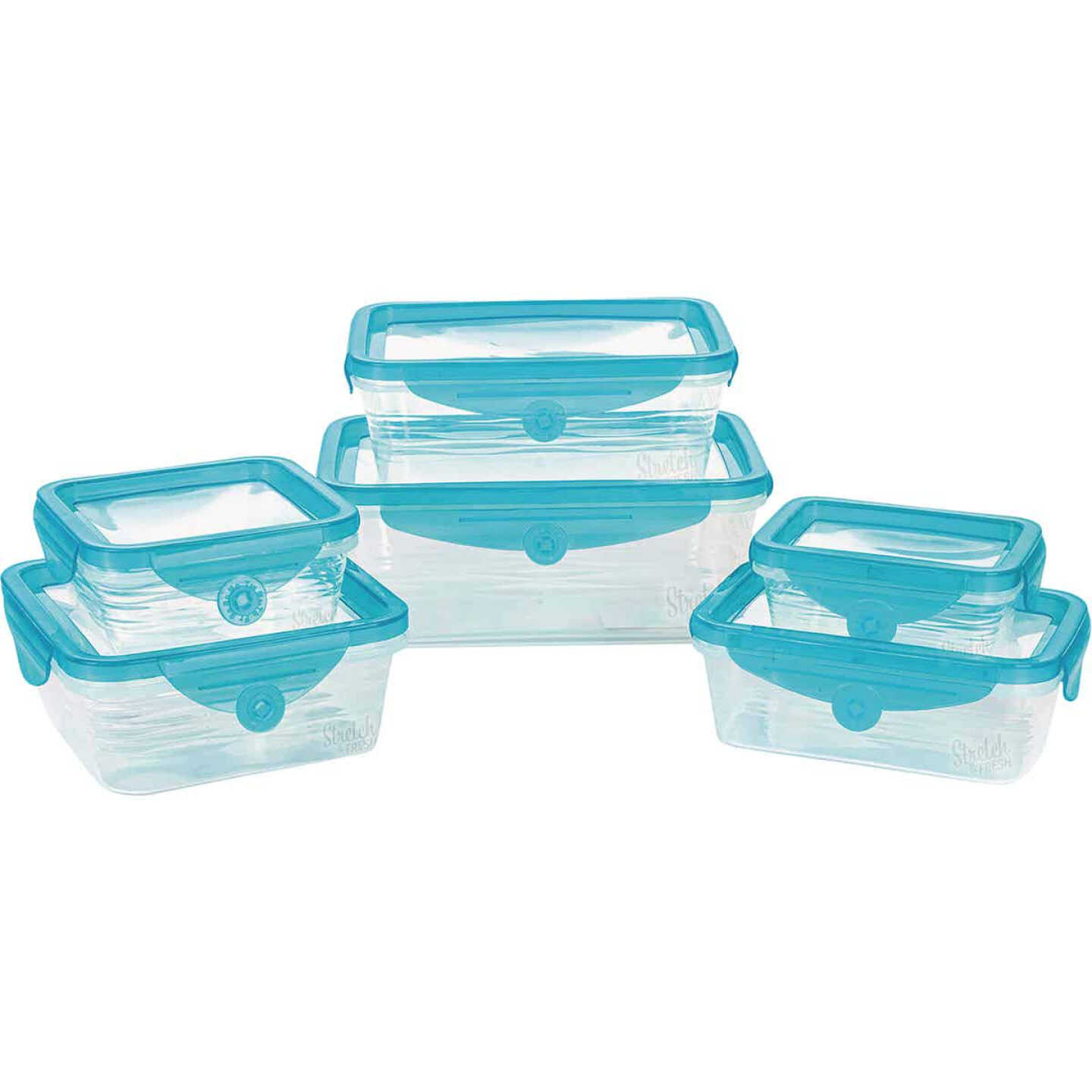 Stretch & Fresh 12-Piece Food Storage Container Set Image 1
