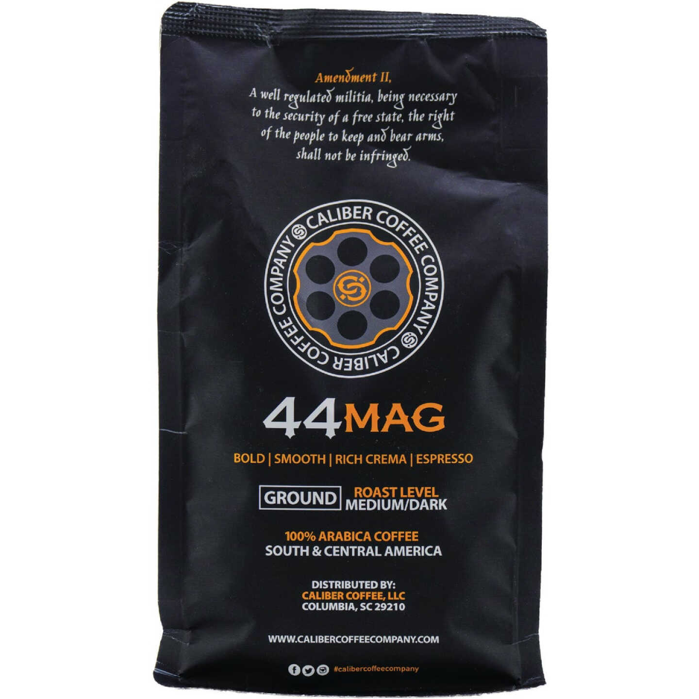 Caliber Coffee .44 Mag Ground Espresso Roast, 12 Oz. Bag Image 1