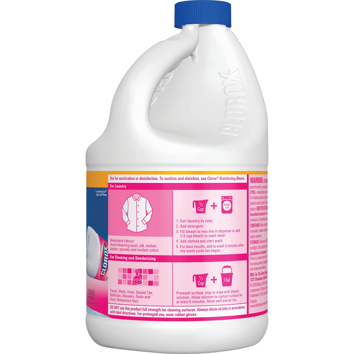 Clorox 77 Oz. Fresh Meadow Concentrated Splash-Less Liquid Bleach Image 7