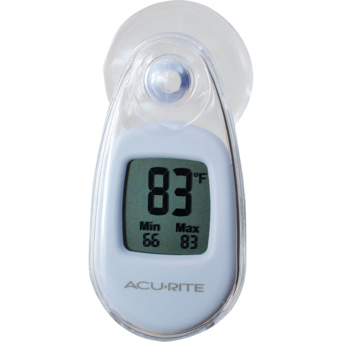 Acurite Digital -4 Deg to 158 Deg F White Window Thermometer
