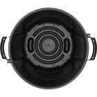 Rubbermaid Roughneck 20 Gal. Black NonWheeled Vented Trash Can with Lid Image 7