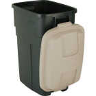 Rubbermaid Roughneck 30 Gal. Green Trash Can with Lid Image 3