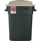 Rubbermaid Roughneck 30 Gal. Green Trash Can with Lid Image 2