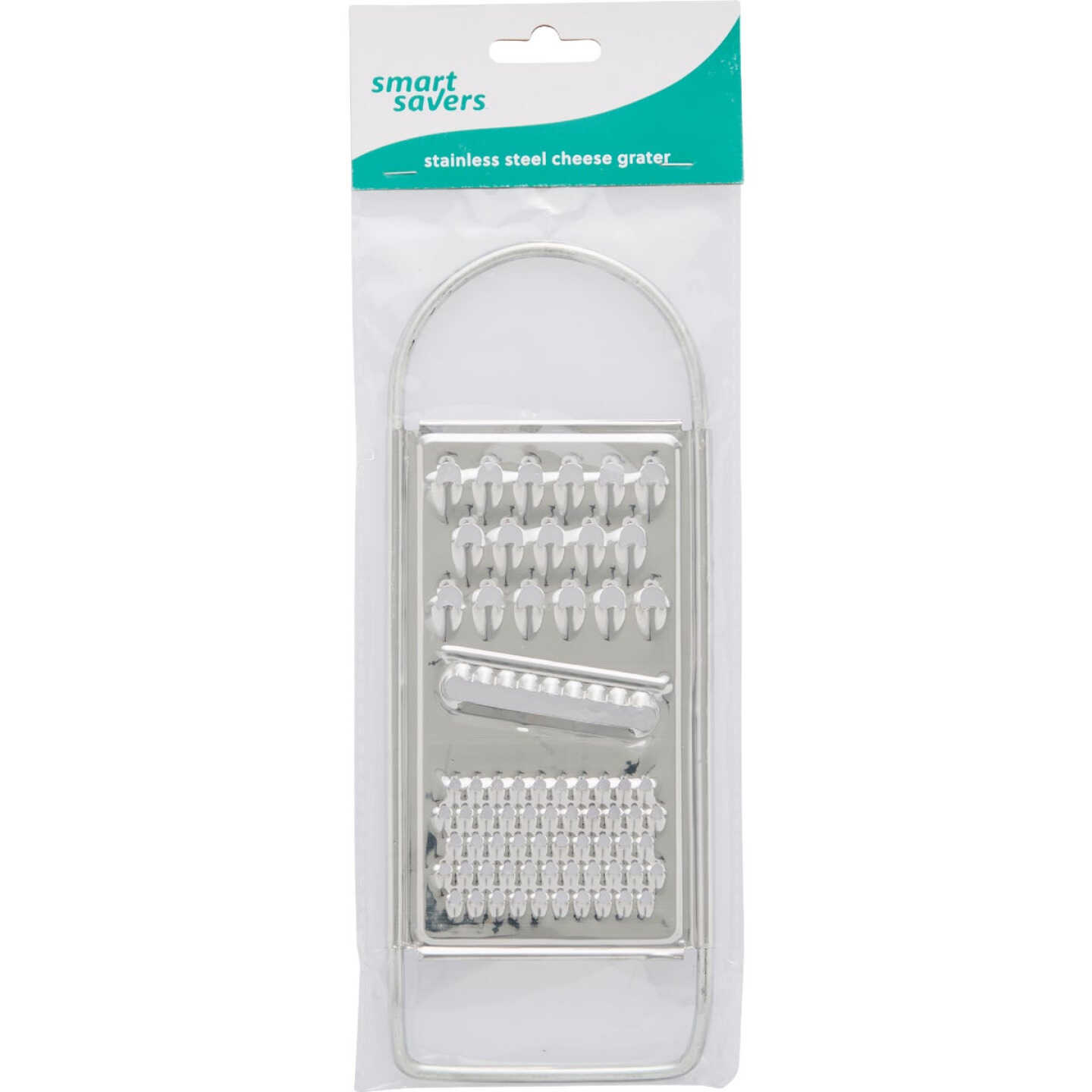 Smart Savers Stainless Steel Cheese Grater Image 1