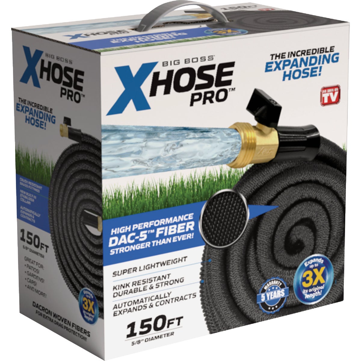 Big Boss XHose Pro 5/8 In. x 150 Ft. Garden Hose Image 5