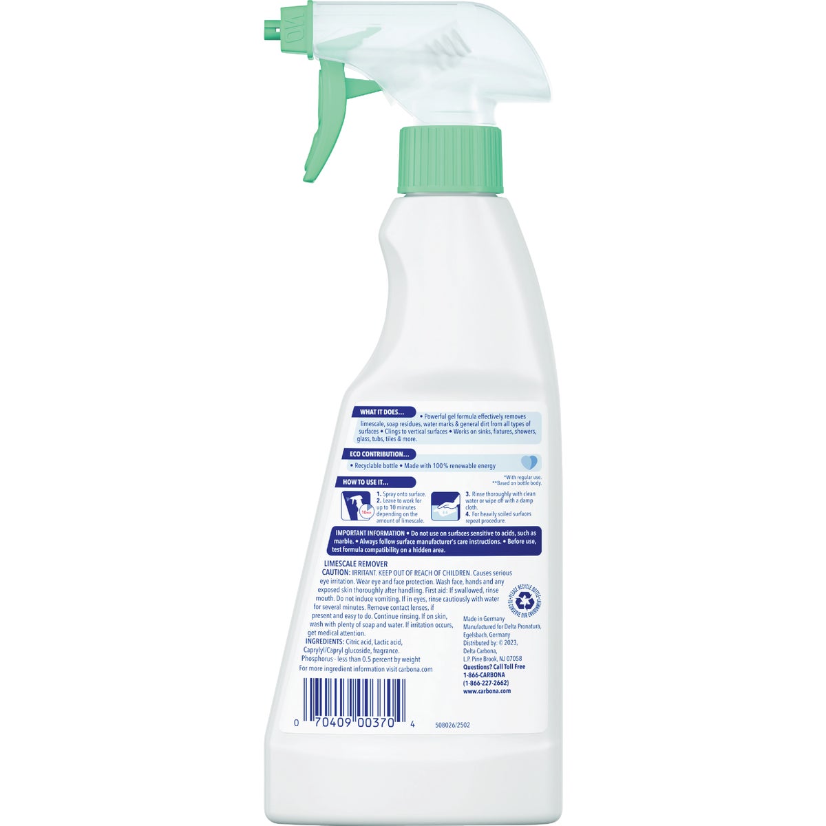 Carbona 16.8 Oz. Lemon Fresh Scent Pro Care Limescale Remover Image 2