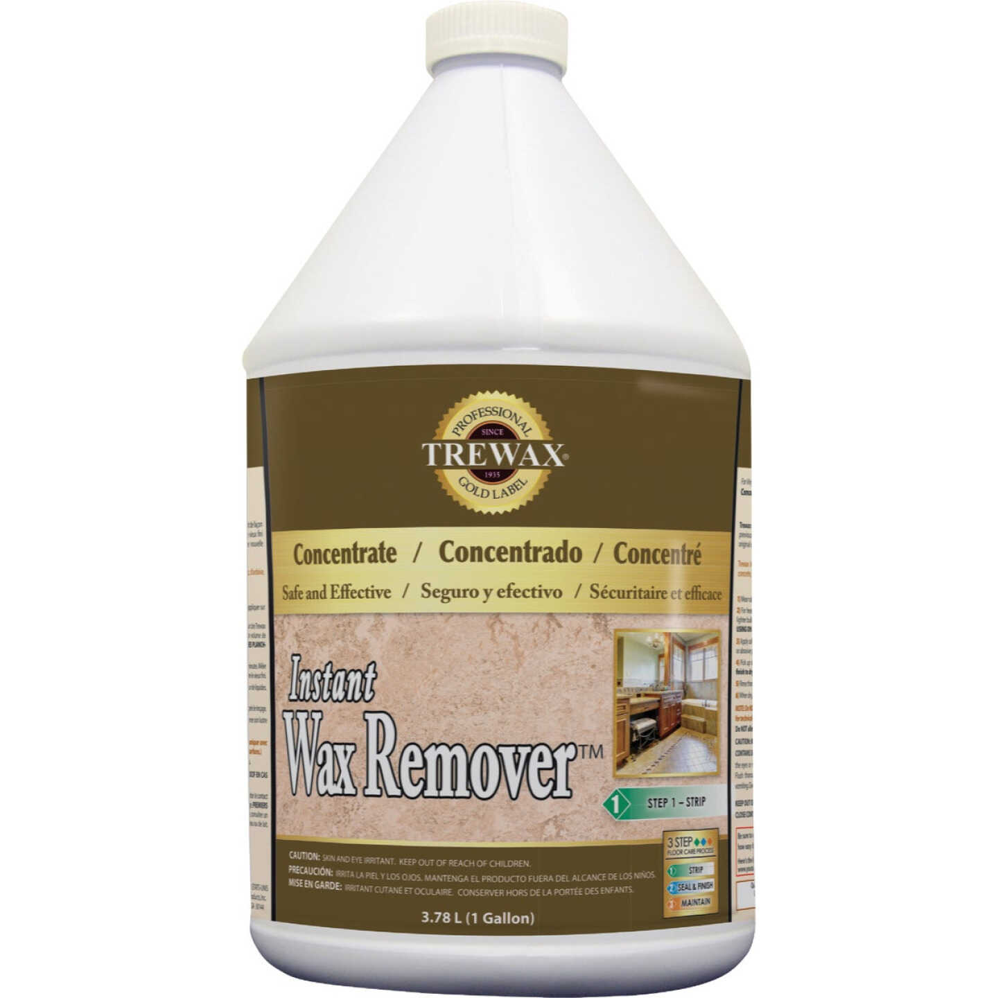 Trewax 1 Gal. Gold Label Wax Remover Image 1