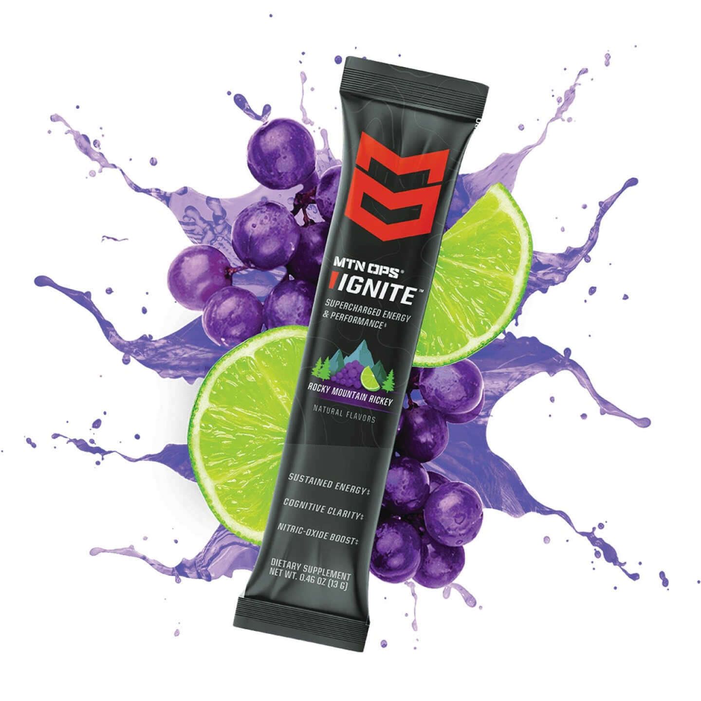 MTN OPS Ignite Rocky Mountain Ricky Energy Drink Mix Image 1