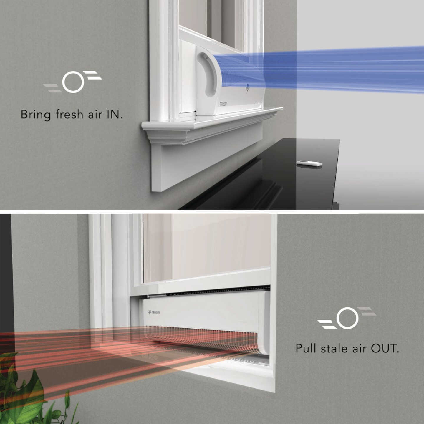 Vornado 4-Speed Transom Window Fan with Remote Control Image 2