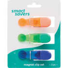 Smart Savers 3-1/4 In. x 8 In. Plastic Giant Bag Clip (3-Pack) Image 1
