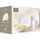 Gibson Home Zen Buffetware White Soft-Square Dinnerware Set (16-Piece) Image 3