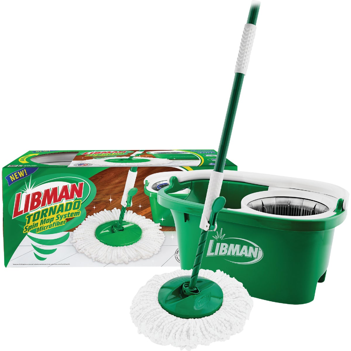 Libman Tornado Spin Mop & Bucket Image 3