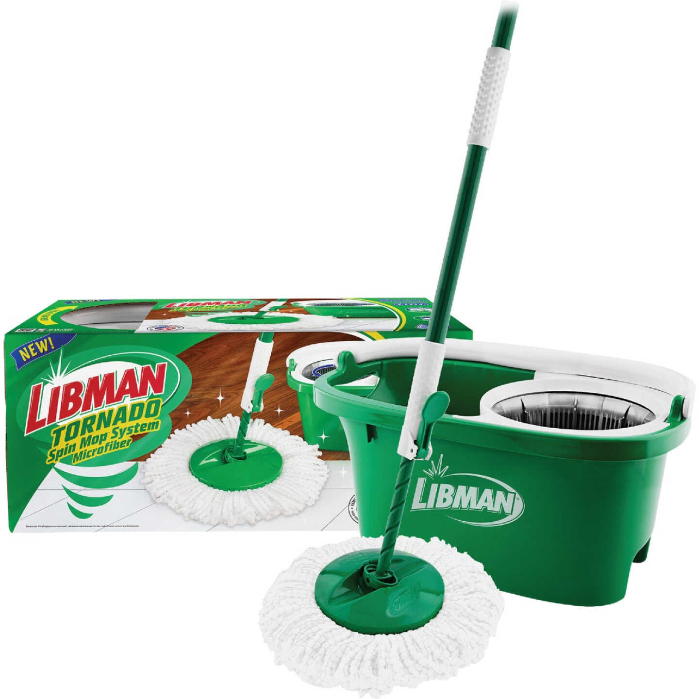 Libman Tornado Spin Mop & Bucket Image 3