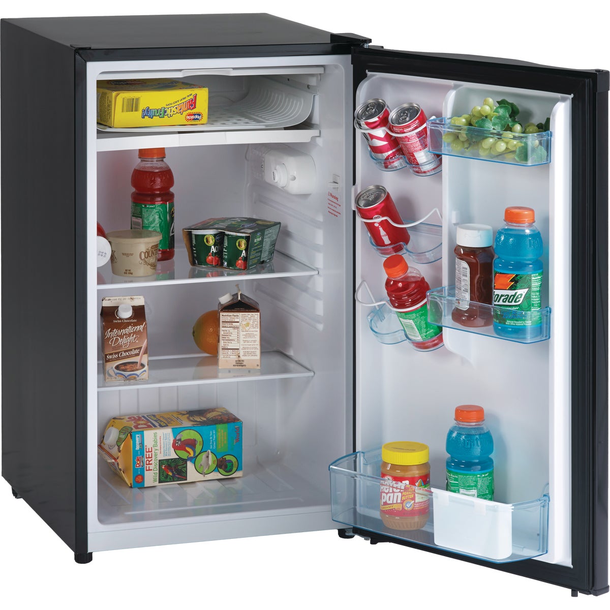 Avanti 4.4 Cu. Ft. Black Counter High Refrigerator with Separate Chiller Image 2