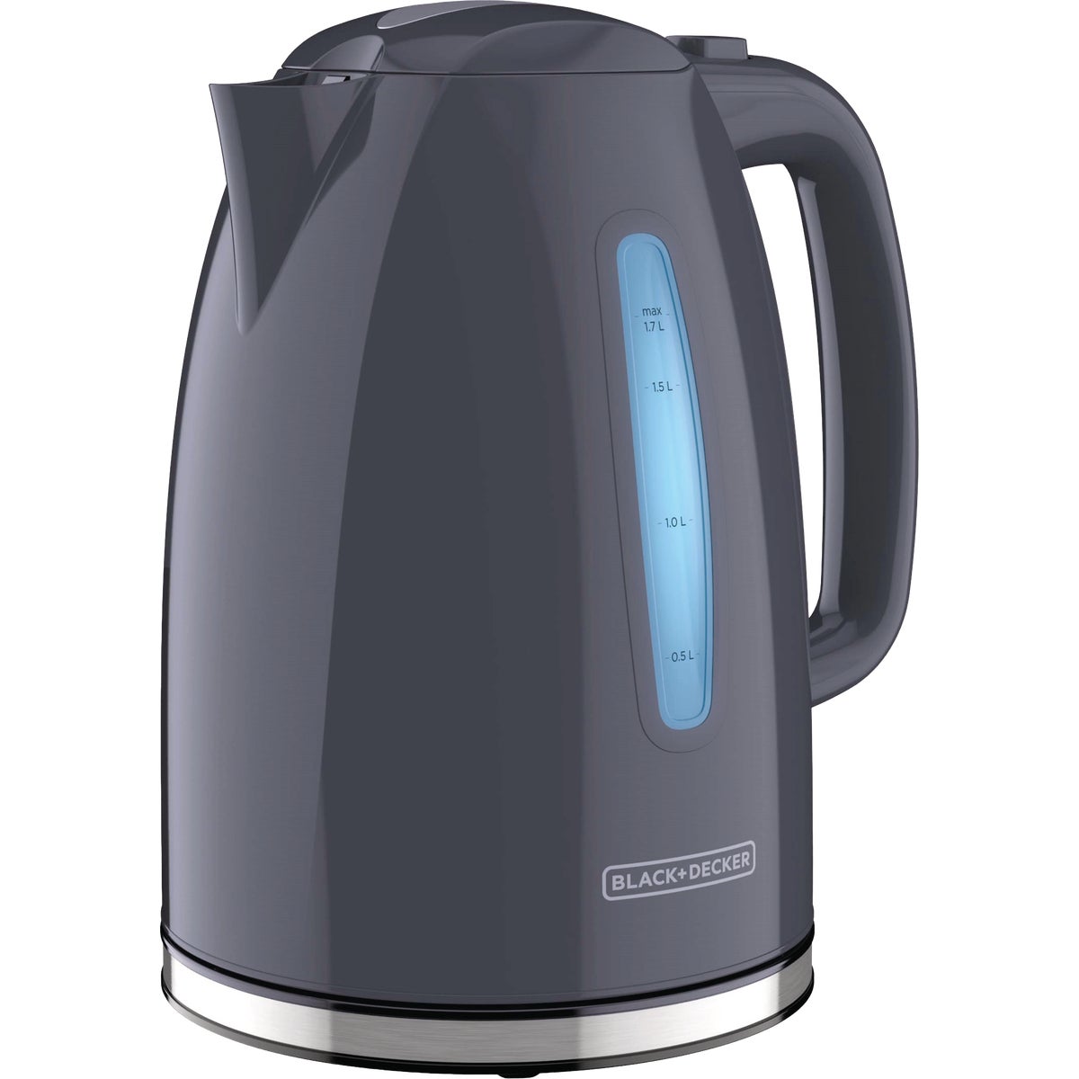 Black & Decker 1.7 Ltr. Gray Rapid Boil Electric Kettle Image 1